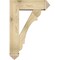 Ekena Millwork Olympic Arts and Crafts Rough Sawn Bracket w/ Offset Brace, Douglas Fir, 8"W x 26"D x 38"H BKT0806X26X38OLY03RDF - alternate 2